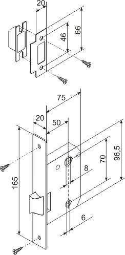 Защелка сантехническая Fuaro (Фуаро) METF72-50 (F72-50) GR графит фото 3 Защелка сантехническая Fuaro (Фуаро) METF72-50 (F72-50) GR графит фото 3