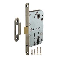 Замок под цилиндр с пластиковым язычком Punto (Пунто) PL85-50/BL ABG (бронза)