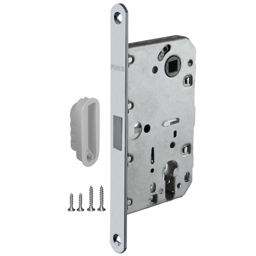 Замок магнитный под цилиндр Punto (Пунто) ML85-50 SSC (сатинированный хром)