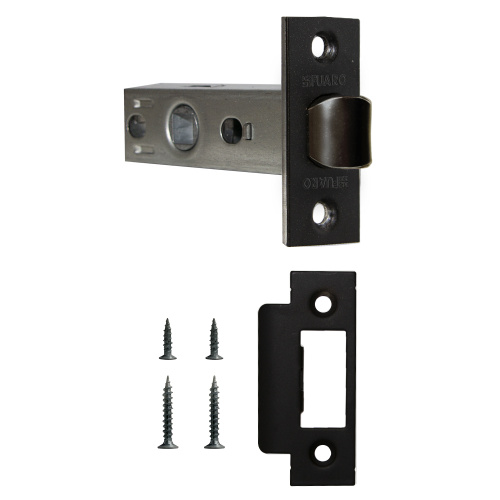 Защелка врезная Fuaro (Фуаро) METF12-45-25 (F12-45-25) BL черный