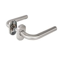 Дверная ручка Fuaro (Фуаро)  R.DSS201-0201P/19 INOX 201 (овальное основание)