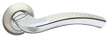 Дверная ручка Fuaro (Фуаро)  R.AR54.LOUNGE (LOUNGE AR) 130mm SN/CP-3 матовый никель/хром