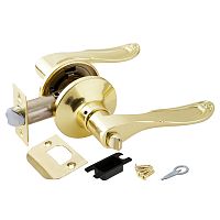 Ручка защелка Punto (Пунто) DK630 PB-BK (6030 PB-B) (фиксатор) золото