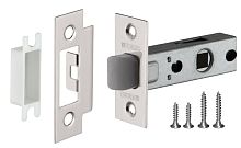 Защелка врезная с пластиковым язычком Fuaro (Фуаро) PLASTP12-45-25 SN мат.никель