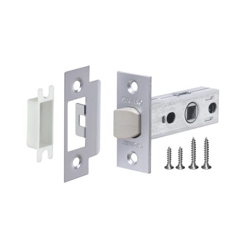 Защелка врезная с пластиковым язычком Fuaro (Фуаро) PLASTP12-45-25 SSC сатинированный хром