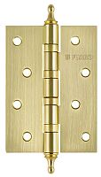 Петли дверные Fuaro (Фуаро) универсальная IN4400UA-BL SB (4BB/A/BL 100x75x2,5) мат. золото БЛИСТЕР