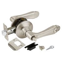 Ручка защелка Punto (Пунто) DK637 SN-BK (6037 SN-B) (фиксатор) мат. никель