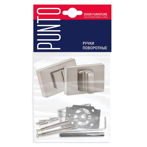 Завертка сантехническая Punto (Пунто)  BK6.K.QSL52 SN-3 матовый никель фото 2