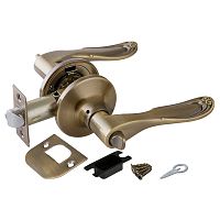 Ручка защелка Punto (Пунто) DK630 AB-BK (6030 AB-B) (фиксатор) бронза