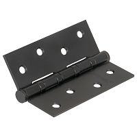 Петли дверные Fuaro (Фуаро) универсальная IN4400U-BL BL (4BB/BL 100x75x2,5) черный матовый БЛИСТЕР
