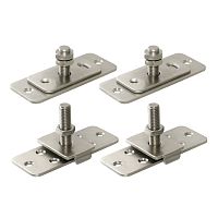 Комплект Armadillo (Армадилло) монтажных пластин SLD.Comfort-PRO/telescope.static door plates