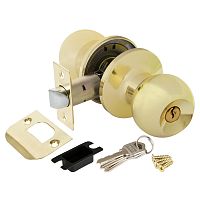 Ручка защелка Punto (Пунто) DK672 PB-ET (6072 PB-E) (ключ/фиксатор) золото