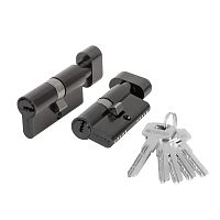 Цилиндровый механизм Fuaro (Фуаро) (200 ZM/90) 2000ZM Knob 90 (50+10+30) BL-24 черный 5Key с вертушкой