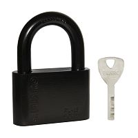 Замок навесной Fuaro (Фуаро) PL-WEATHER-1560 Black 4 fin key ( PL-15-60) диск. /блистер