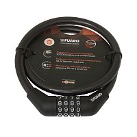 Замок тросовый Fuaro (Фуаро) PL-BIKE-1280-CODE (12х800) (PL-1280-CODE) перекод. /подвес