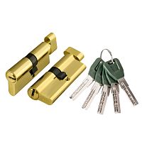 Цилиндровый механизм Punto (Пунто) (A202/80) A2002Knob80(35+10+35) с вертушкой PB латунь