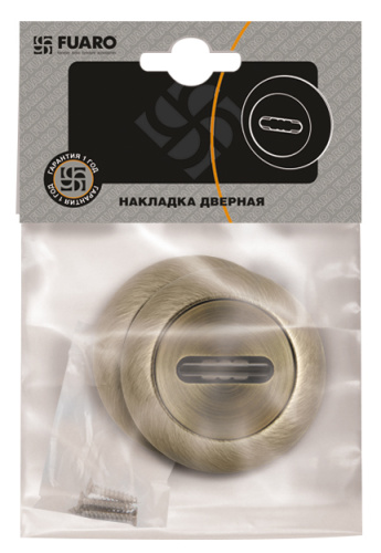 Накладка под сувальдный ключ Fuaro (Фуаро) SC.R.RM54 (SC RM) CP-8 хром фото 3