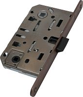 Защелка сантехническая  с пластиковым язычком B01102.50.22 AGB (АГБ) Защелка врезная WC (бронза) MEDIANA EVOLUTION