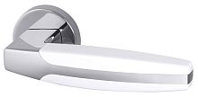 Дверная ручка Armadillo (Армадилло) R.URB52.ARC (ARC URB2) CP/White-14 хром/белый
