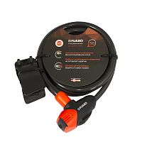 Замок тросовый Fuaro (Фуаро) PL-BIKE-12150-KEY (12х1500) 3 perfo key(PL-12150-KEY) /подвес
