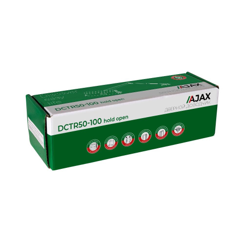 Доводчик двери Ajax (Аякс) DCTR50-100 (TDR-100) 50-100кг AL алюминий фото 2
