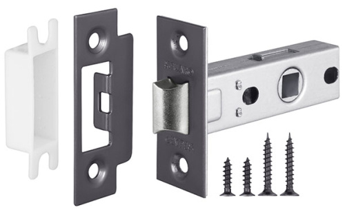 Защелка врезная Fuaro (Фуаро) METF12-45-25 (F12-45-25) GR графит