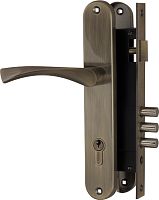 Замок цилиндровый в комплекте с ручкой Fuaro (Фуаро) LOCKSET.9011 (SET F9011) AB бронза