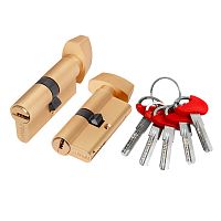 Цилиндровый механизм Fuaro (Фуаро) (D-PRO502/70) D-PRO5002KnobRL70(30+10+30) SSG-39 сатинированное золото 5Key