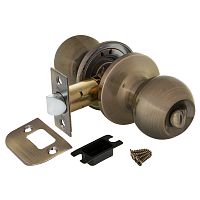 Ручка защелка Punto (Пунто) DK672 AB-BK (6072 AB-B) (фиксатор) бронза