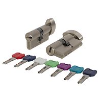 Цилиндровый механизм Punto (Пунто) MaxPro7002Knob65mm(30+10+25) SN никель 7key с вертушкой