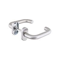 Дверная ручка Fuaro (Фуаро)  R.DSS304-0203P/19 (квадрат 8х110 мм) INOX 304 (овальное основание)