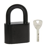 Замок навесной Fuaro (Фуаро) PL-WEATHER-1550 Black 4 fin key ( PL-15-50) диск. /блистер