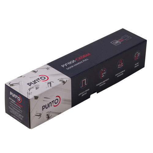 Ручка-скоба Punto (Пунто) PULL.ARC.SORENTO BL-24 черный фото 3