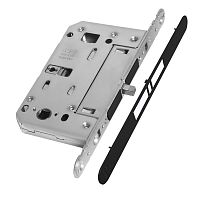 Магнитный замок AGB (АГБ) защелка регулируемая WC Touch B06502.50.93 (черный) с лицевой планкой B01120.33.93