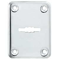 Декоративная накладка Punto (Пунто) ESC081/0-SS (нержавейка) на сувальдный замок без шторки (1 шт.) тех.упак.