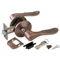 Ручка защелка Punto (Пунто) DK630 AC-ET (6030 AC-E) (ключ/фиксатор) медь