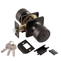 Ручка защелка Punto (Пунто) DK772/BL BL-ET (ключ/фиксатор) черный