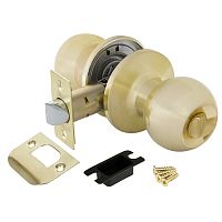 Ручка защелка Punto (Пунто) DK672 SB-BK (6072 SB-B) (фиксатор) мат. золото