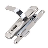 Замок цилиндровый в комплекте с ручкой Punto (Пунто) LOCKSET25.ORION.5558-1 (KIT P25 5558 ORION) SN/CP мат.никель/хром