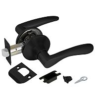 Ручка защелка Punto (Пунто) DK620 BL-PS (6020 BL-P) (без фиксатор) черный