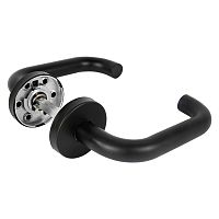Дверная ручка Fuaro (Фуаро)  R.DSS201-0203/19 (8х110 мм) (INOX 201) BLACK