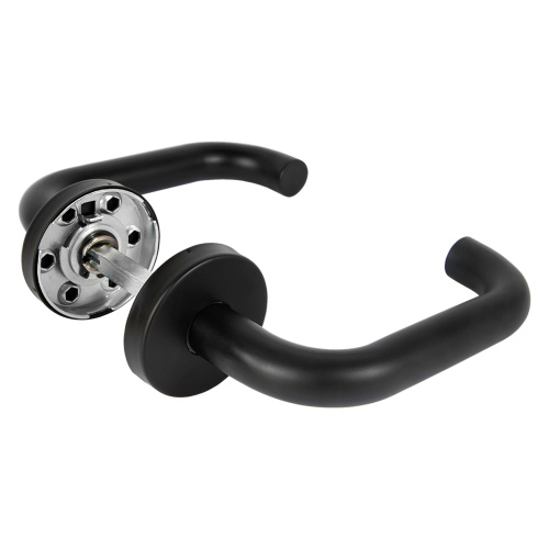 Дверная ручка Fuaro (Фуаро)  R.DSS201-0203/19 (8х110 мм) (INOX 201) BLACK