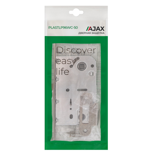 Защелка сантехническая с пластиковым язычком Ajax (Аякс) PLASTLP96WC-50 CP хром фото 2 Защелка сантехническая с пластиковым язычком Ajax (Аякс) PLASTLP96WC-50 CP хром фото 2