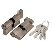 Цилиндровый механизм Ajax (Аякс) (AX102/60) AX1002Knob60 (25+10+25)/HD AB бронза 4Key с вертушкой