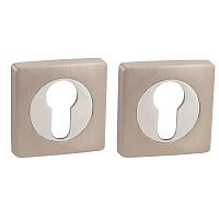 Накладка под цилиндр Punto (Пунто) ET.K.ZQ51 (ET ZQ) SN/CP-3 матовый никель/хром