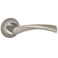 Дверная ручка Punto (Пунто) R.TL54.CRONA (CRONA TL) SN/CP-3 матовый никель/хром