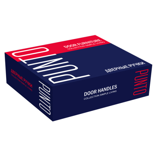 Дверная ручка Punto (Пунто) K.QL52.TECH BL-24 черный фото 3