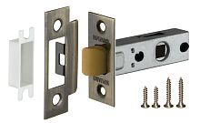 Защелка врезная с пластиковым язычком Fuaro (Фуаро) PLASTP12-45-25 (P12-45) AB бронза