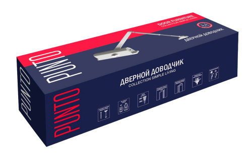 Доводчик двери Punto (Пунто) SDC2060 AL 80-180 кг (алюминий) фото 2 Доводчик двери Punto (Пунто) SDC2060 AL 80-180 кг (алюминий) фото 2