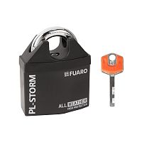 Замок навесной Fuaro (Фуаро) PL-STORM-3660 4 key (дисковый ключ)